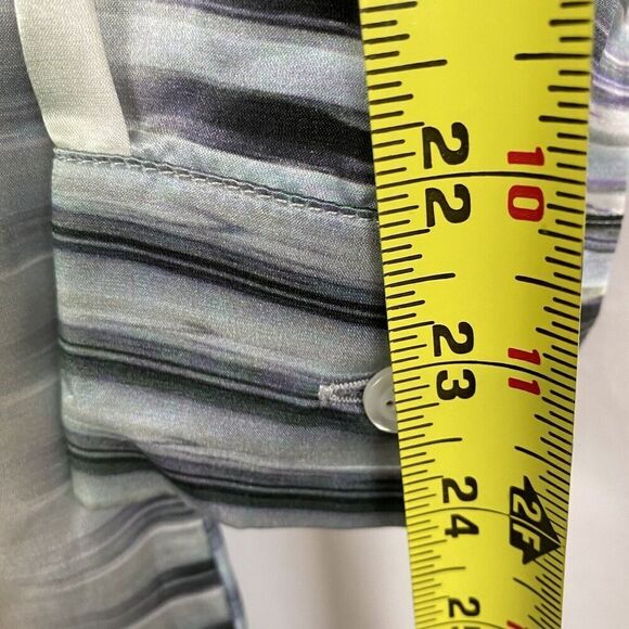 Aminaka Wilmont NWT Silk and Cotton button up shirt dress tunic size 8 - Picture 11 of 11